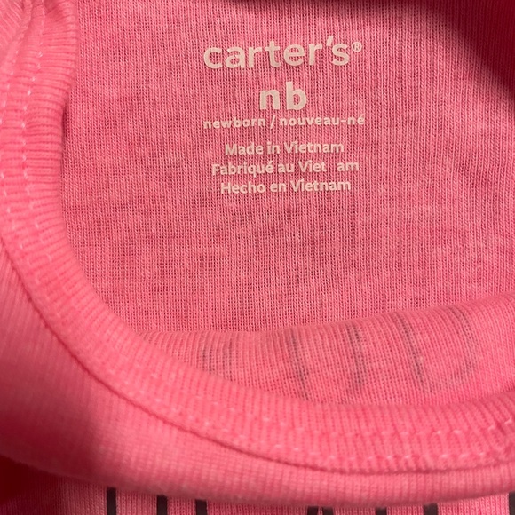Carter’s NEWBORN Infant Tee + Pants (6-12 mos) Baby Bundle❗️SALE PRICE❗️$10 NWOT - Picture 4 of 11